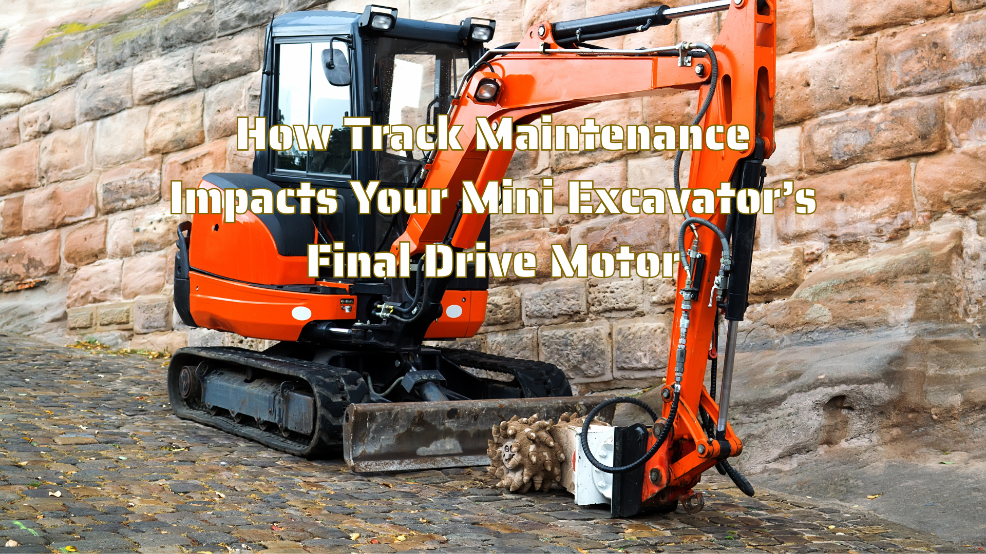 How tracks can affect a final drive motor
